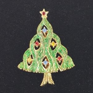 JJ (Jonette Jewelry) Christmas tree pin